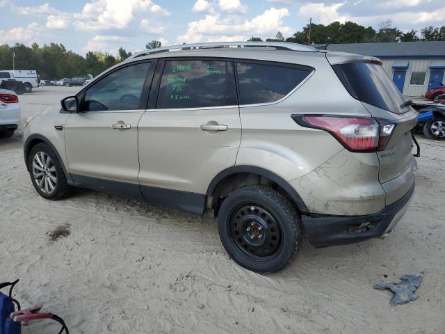 1FMCU0JD6HUB49502 - 2017 FORD ESCAPE TITANIUM 棕色 照片 2