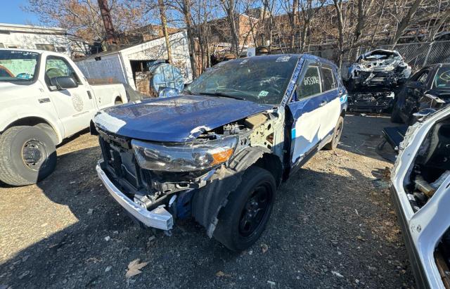 1FM5K8AB5LGA19374 - 2020 FORD EXPLORER POLICE INTERCEPTOR Mavi foto 2