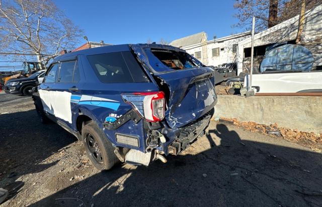 1FM5K8AB5LGA19374 - 2020 FORD EXPLORER POLICE INTERCEPTOR Mavi foto 3