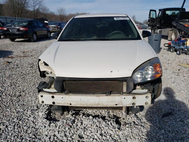 1G1ZT548X4F103675 - 2004 CHEVROLET MALIBU LS WHITE photo 5