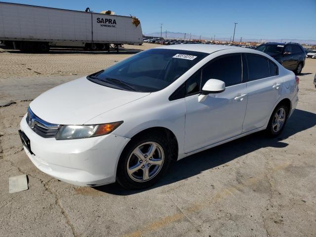 19XFB5F57CE001324 - 2012 HONDA CIVIC NATURAL GAS WHITE photo 1