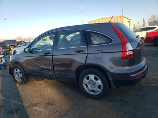 5J6RE4H31AL081678 - 2010 HONDA CR-V LX GRAY photo 2