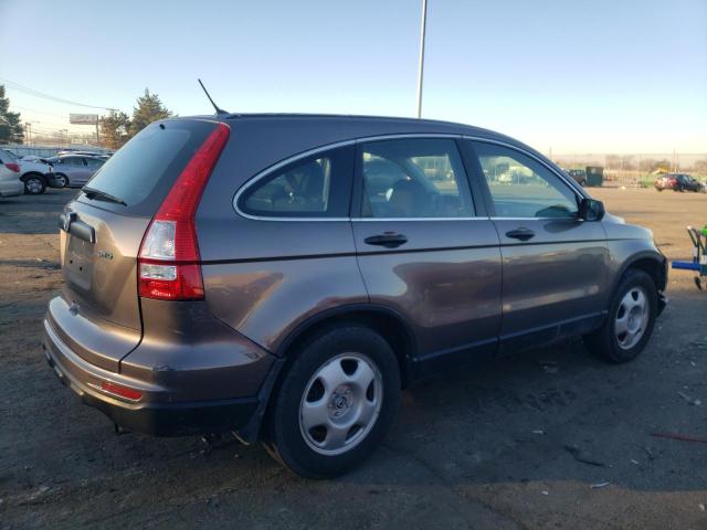 5J6RE4H31AL081678 - 2010 HONDA CR-V LX GRAY photo 3