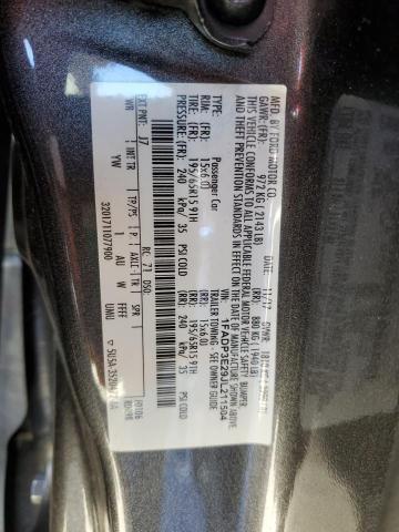 1FADP3E29JL211504 - 2018 FORD FOCUS S Gri fotoğraf 12