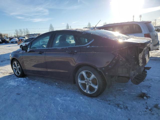 3FA6P0HR6DR166222 - 2013 FORD FUSION SE BURGUNDY photo 2