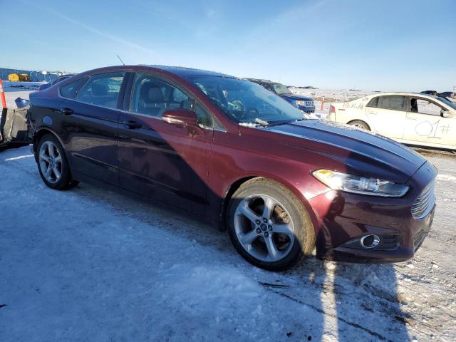 3FA6P0HR6DR166222 - 2013 FORD FUSION SE BURGUNDY photo 4