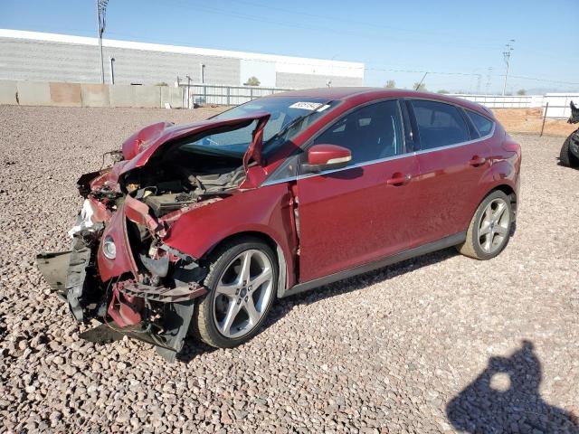 1FADP3N26EL269009 - 2014 FORD FOCUS TITANIUM BURGUNDY photo 1