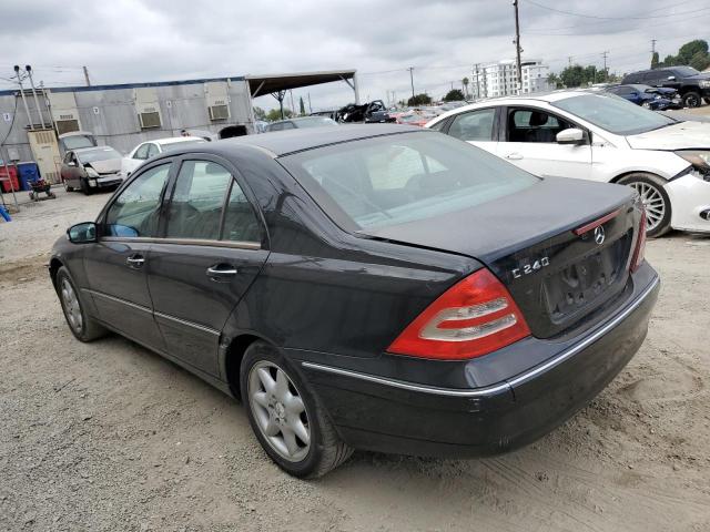 WDBRF61J54F551736 - 2004 MERCEDES-BENZ C 240 黑色 照片 2