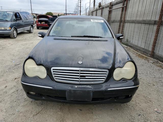 WDBRF61J54F551736 - 2004 MERCEDES-BENZ C 240 黑色 照片 5