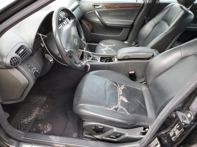 WDBRF61J54F551736 - 2004 MERCEDES-BENZ C 240 黑色 照片 7