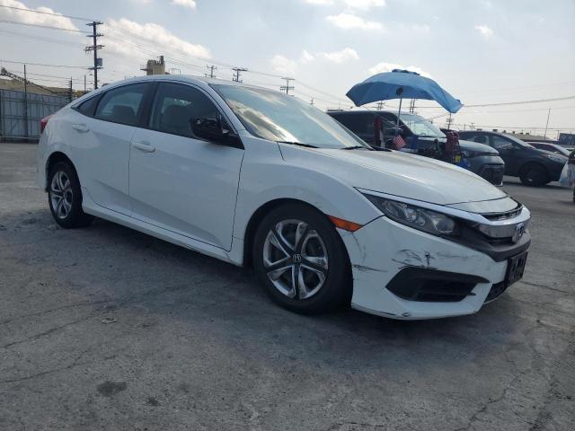 2HGFC2F54JH587169 - 2018 HONDA CIVIC LX WHITE photo 4