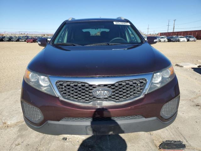 5XYKTDA24DG310367 - 2013 KIA SORENTO LX BURGUNDY photo 5