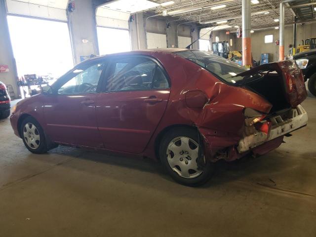 JTDBR32E632004135 - 2003 TOYOTA COROLLA CE RED photo 2