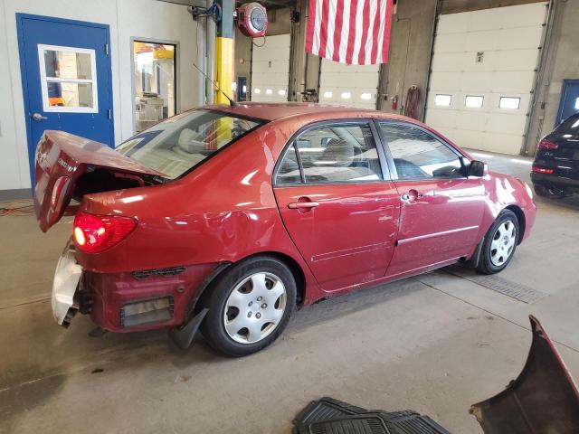 JTDBR32E632004135 - 2003 TOYOTA COROLLA CE RED photo 3
