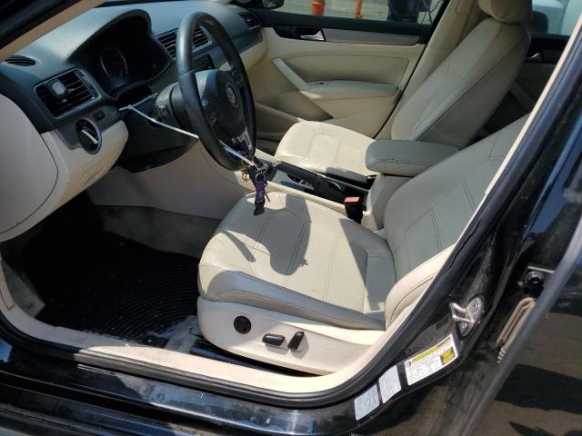 1VWBS7A35FC021483 - 2015 VOLKSWAGEN PASSAT SE შავი ფოტო 7