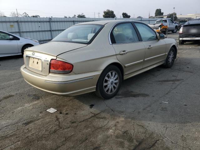 KMHWF35H44A053692 - 2004 HYUNDAI SONATA GLS GOLD photo 3