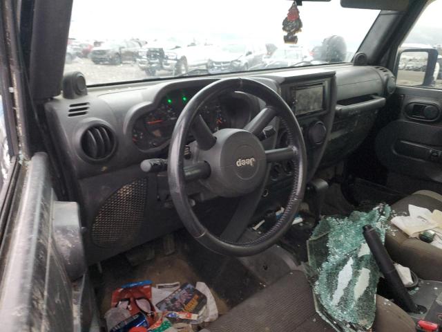 1J4FA241X7L224191 - 2007 JEEP WRANGLER X Սև լուսանկար 8