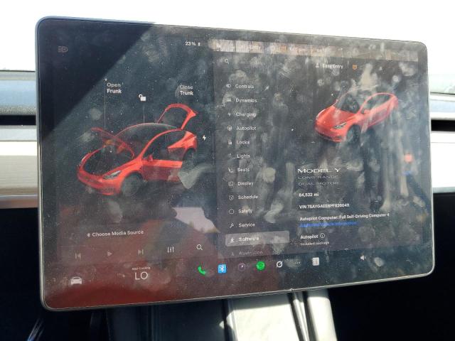 7SAYGAEE6PF826049 - 2023 TESLA MODEL Y Burdeos foto 9