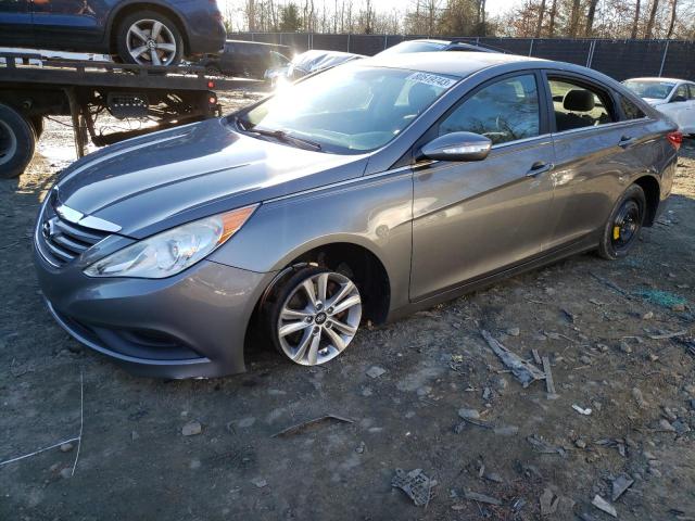 5NPEB4AC5EH934181 - 2014 HYUNDAI SONATA GLS GRAY photo 1