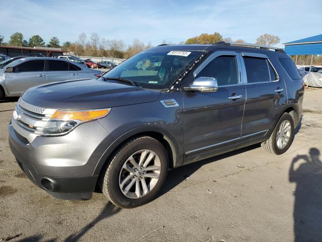 1FM5K7D88DGA53241 - 2013 FORD EXPLORER XLT GRAY photo 1