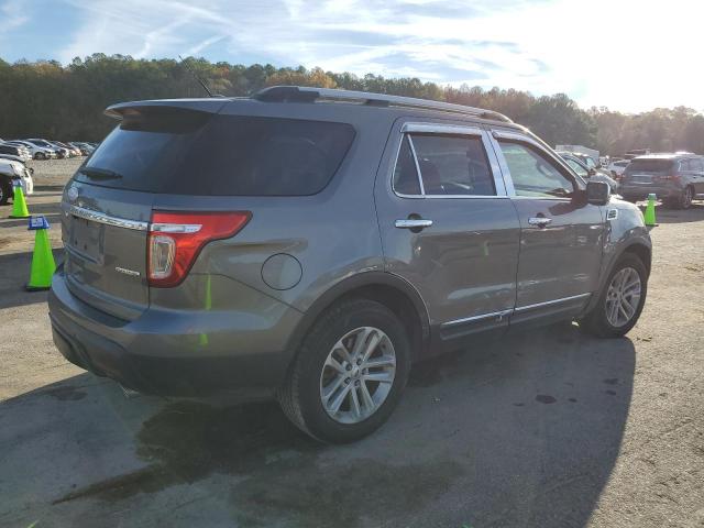 1FM5K7D88DGA53241 - 2013 FORD EXPLORER XLT GRAY photo 3