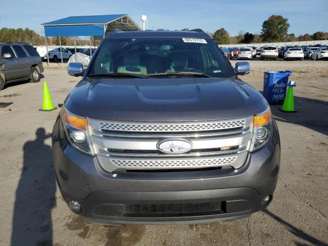 1FM5K7D88DGA53241 - 2013 FORD EXPLORER XLT GRAY photo 5