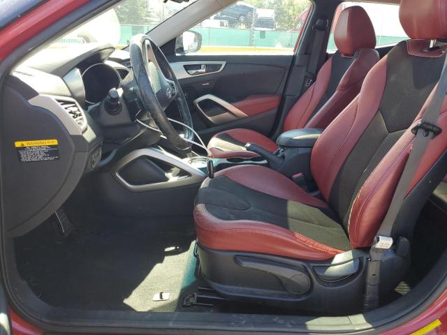 KMHTC6AD9CU060361 - 2012 HYUNDAI VELOSTER RED photo 7