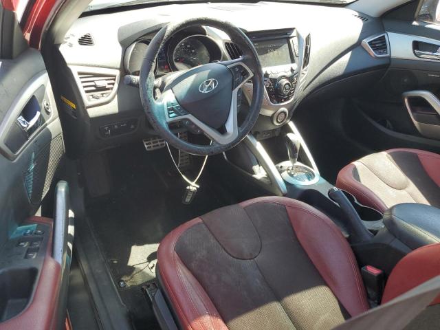 KMHTC6AD9CU060361 - 2012 HYUNDAI VELOSTER RED photo 8