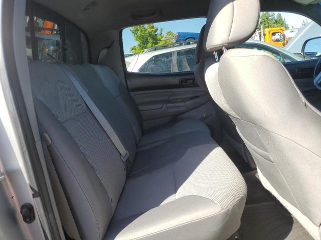 3TMLU4EN9FM193462 - 2015 TOYOTA TACOMA DOUBLE CAB ვერცხლისფერი ფოტო 10