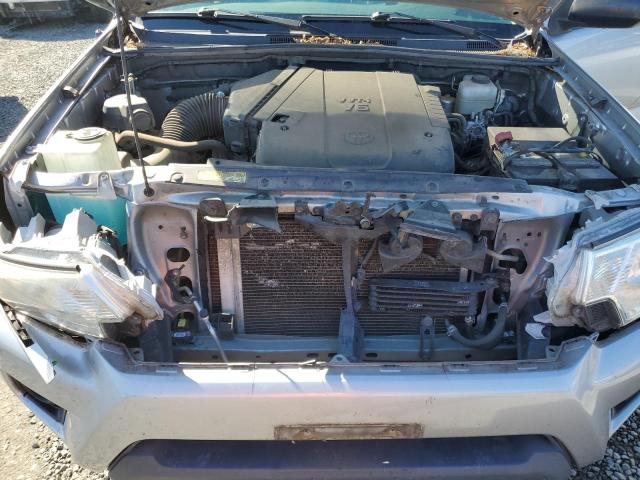 3TMLU4EN9FM193462 - 2015 TOYOTA TACOMA DOUBLE CAB ვერცხლისფერი ფოტო 11