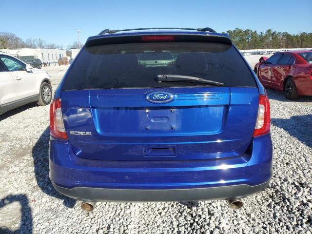 2FMDK3GC8EBB36777 - 2014 FORD EDGE SE BLUE photo 6