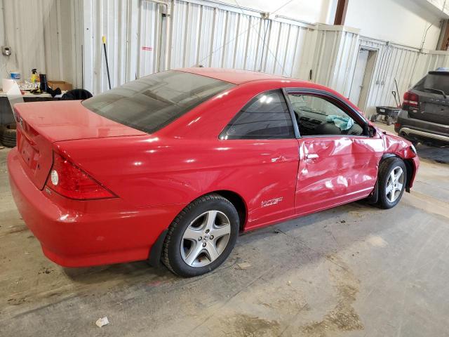 1HGEM22904L019090 - 2004 HONDA CIVIC EX RED photo 3