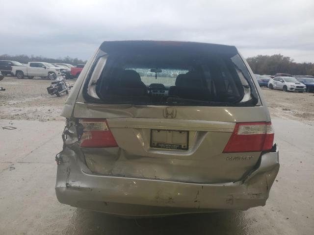 5FNRL38295B131040 - 2005 HONDA ODYSSEY LX SILVER photo 6