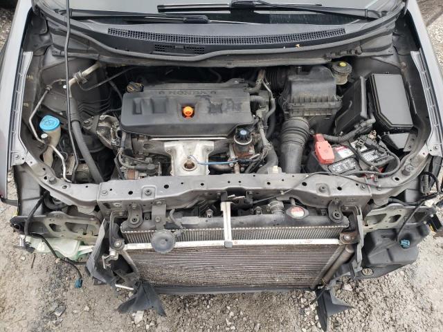 19XFB2F91CE041710 - 2012 HONDA CIVIC EXL ნაცრისფერი ფოტო 11