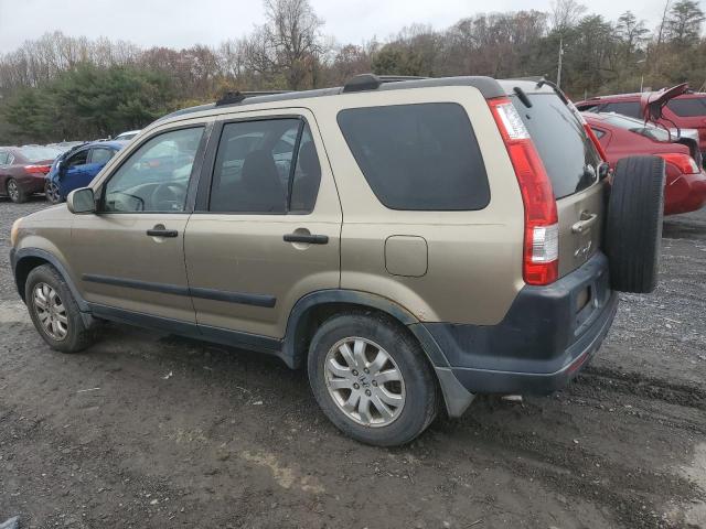 JHLRD78876C024675 - 2006 HONDA CR-V EX GOLD photo 2