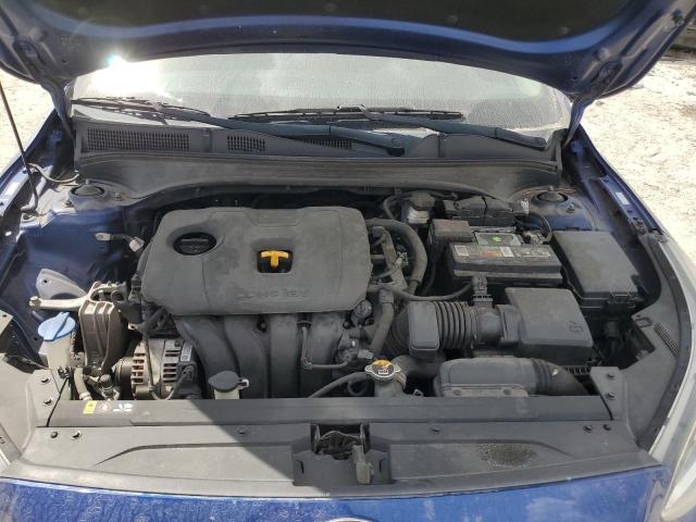 3KPF24AD7KE027011 - 2019 KIA FORTE FE BLUE photo 11
