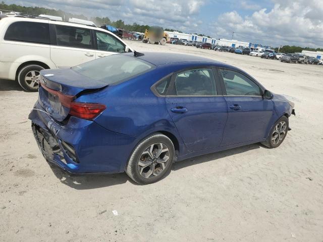 3KPF24AD7KE027011 - 2019 KIA FORTE FE BLUE photo 3