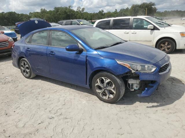 3KPF24AD7KE027011 - 2019 KIA FORTE FE BLUE photo 4