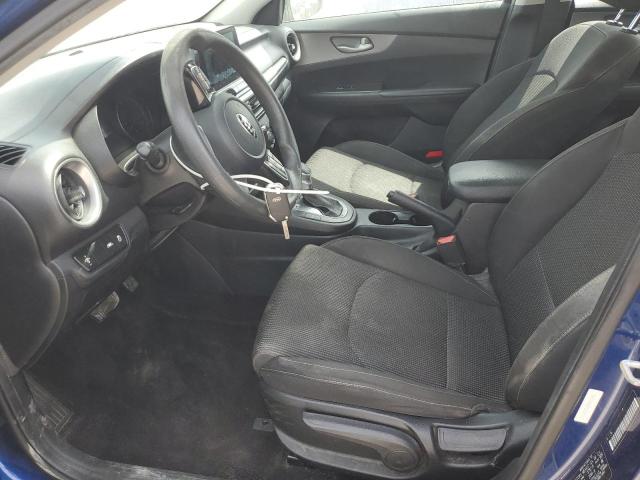 3KPF24AD7KE027011 - 2019 KIA FORTE FE BLUE photo 7