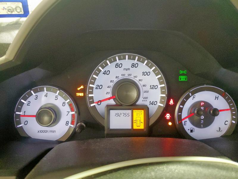 5FNYF3H66CB026992 - 2012 HONDA PILOT EXL WHITE photo 9