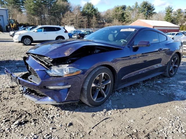 1FA6P8TH5L5187898 - 2020 FORD MUSTANG BLUE photo 1