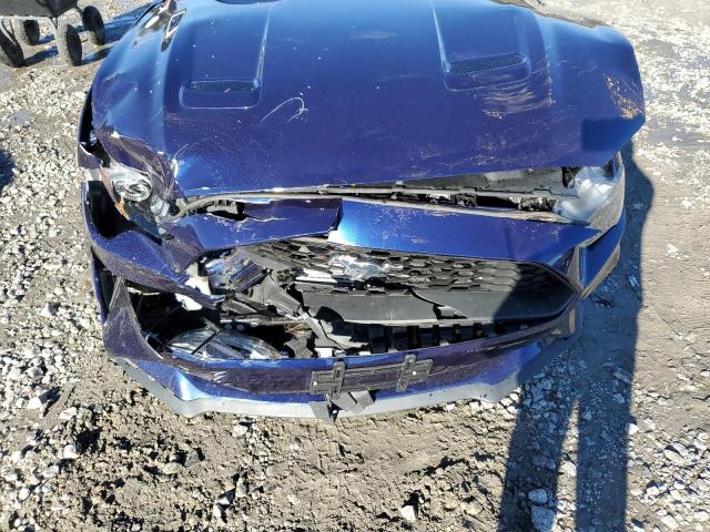 1FA6P8TH5L5187898 - 2020 FORD MUSTANG BLUE photo 11