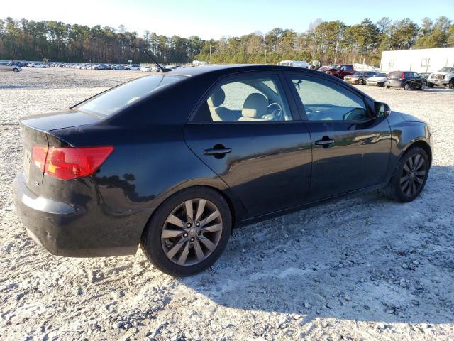 KNAFU4A25D5717120 - 2013 KIA FORTE EX BLACK photo 3