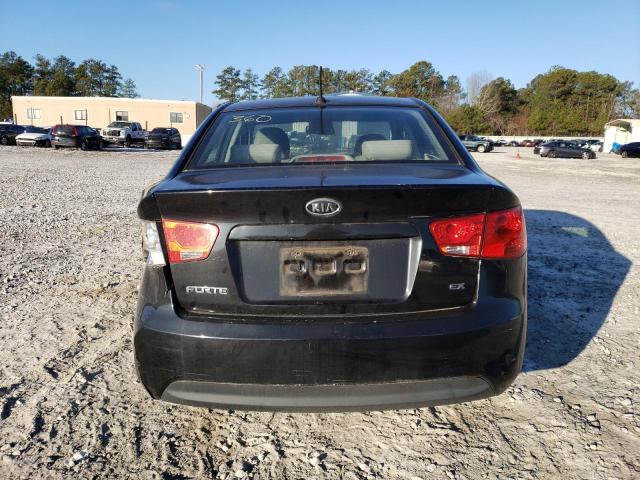 KNAFU4A25D5717120 - 2013 KIA FORTE EX BLACK photo 6