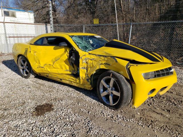 2G1FF1ED5B9208208 - 2011 CHEVROLET CAMARO LT YELLOW photo 4