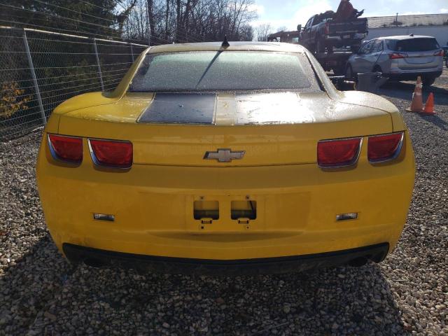 2G1FF1ED5B9208208 - 2011 CHEVROLET CAMARO LT YELLOW photo 6