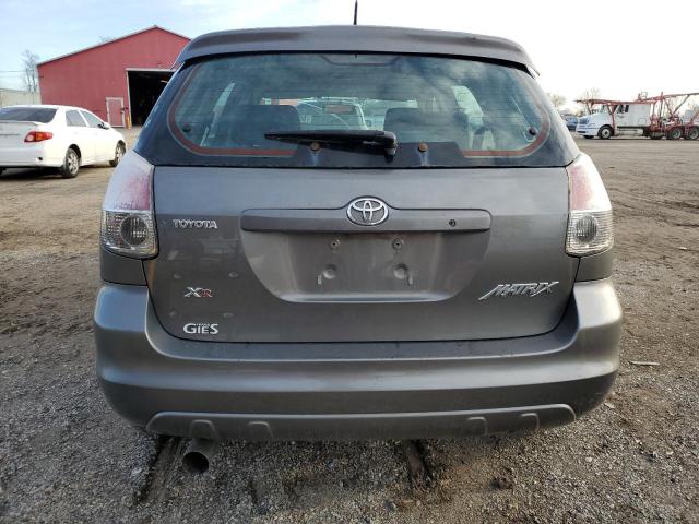 2T1KR32E67C627388 - 2007 TOYOTA COROLLA MA XR GRAY photo 6