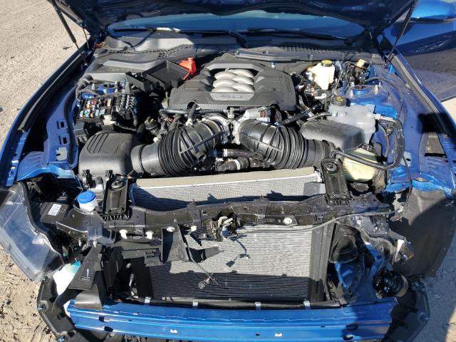 1FA6P8CF1R5402071 - 2024 FORD MUSTANG GT BLUE photo 11