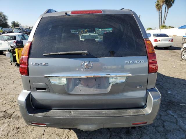 JTJBT20X950083036 - 2005 LEXUS GX 470 GRAY photo 6