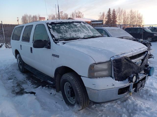 1FMSU41P55ED41819 - 2005 FORD EXCURSION XLT WHITE photo 4